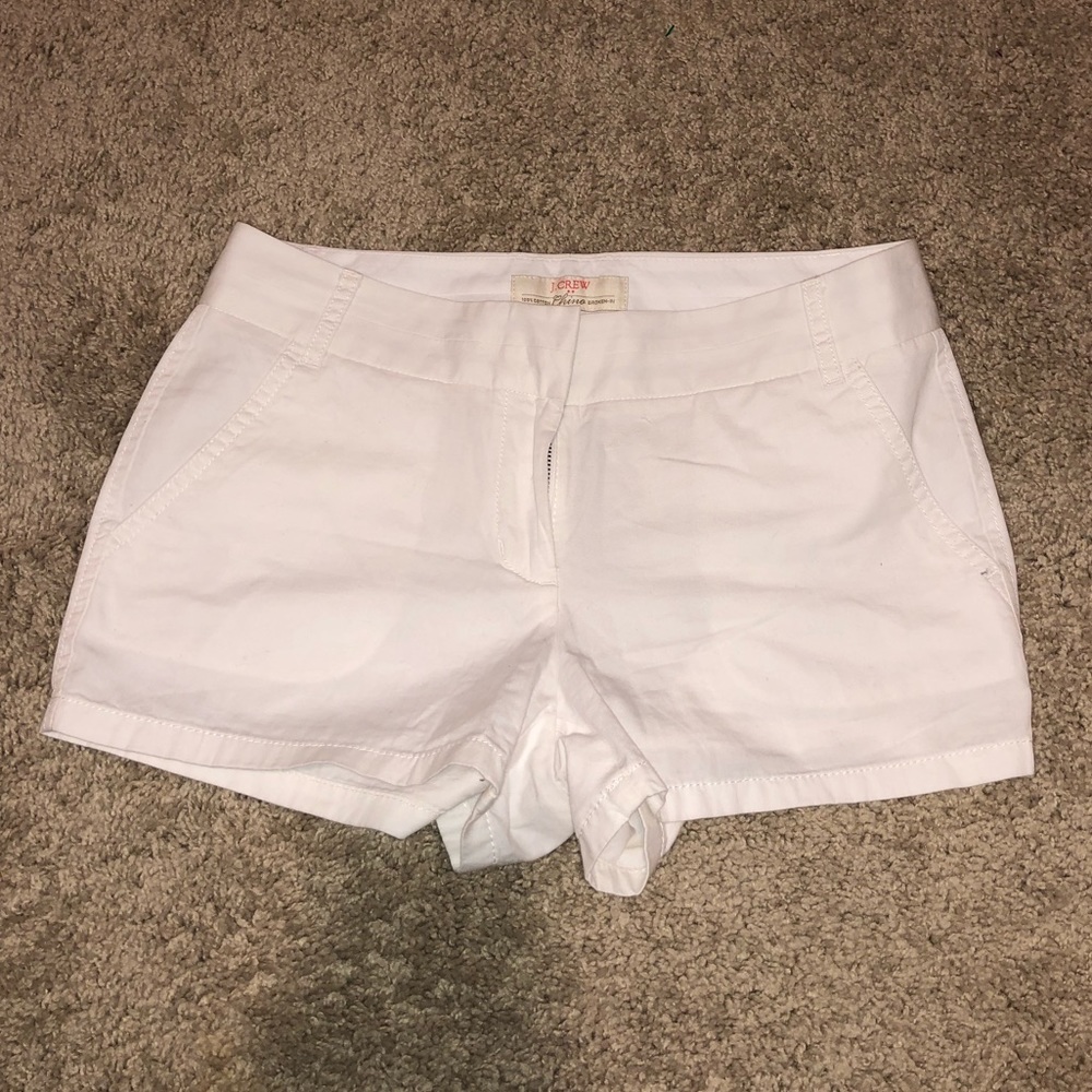 J. Crew White Shorts